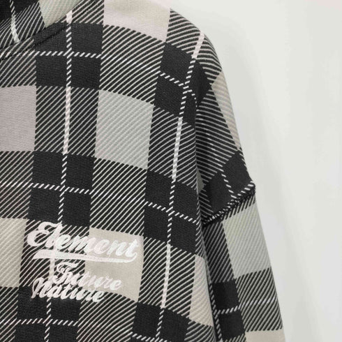 エレメント ELEMENT ブロックチェック ジップパーカー サムホール メンズ JPN:L