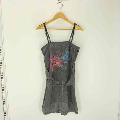 ディーゼル DIESEL y2k グラフィック プリント キャミワンピース レディース import:S