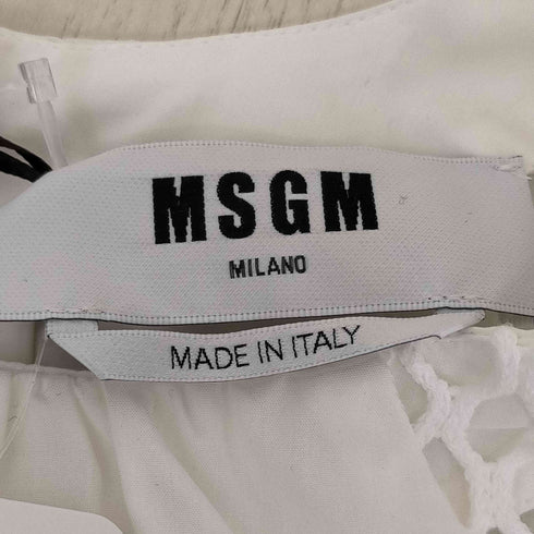 エムエスジーエム MSGM MESH MIX BLOUSE レディース 36