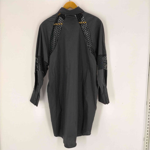 エムエスジーエム MSGM MESH MIX LONG BLOUSE レディース 36
