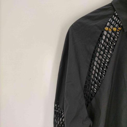 エムエスジーエム MSGM MESH MIX LONG BLOUSE レディース 36