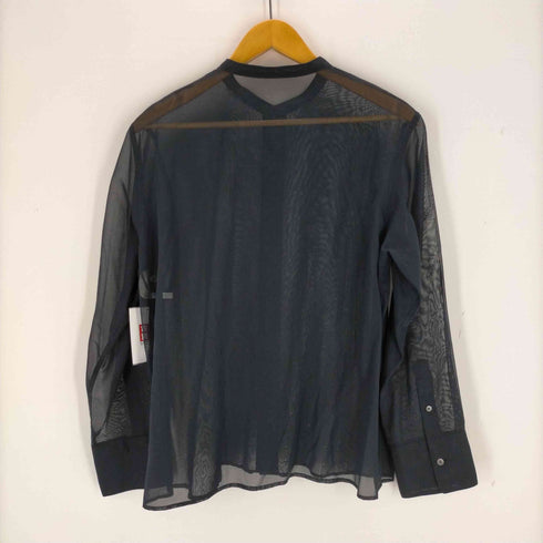 ビューティーアンドユースユナイテッドアローズ BEAUTY & YOUTH UNITED ARROWS BY コットンオーガンジーバンドカラーシャツ レディース