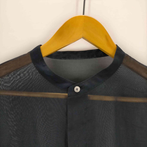 ビューティーアンドユースユナイテッドアローズ BEAUTY & YOUTH UNITED ARROWS BY コットンオーガンジーバンドカラーシャツ レディース
