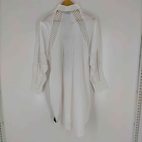 エムエスジーエム MSGM MESH MIX LONG BLOUSE レディース 36