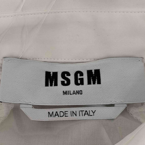エムエスジーエム MSGM MESH MIX LONG BLOUSE レディース 36