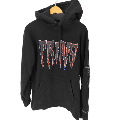TRAVS 両面プリント プルオーバーパーカー メンズ JPN:L