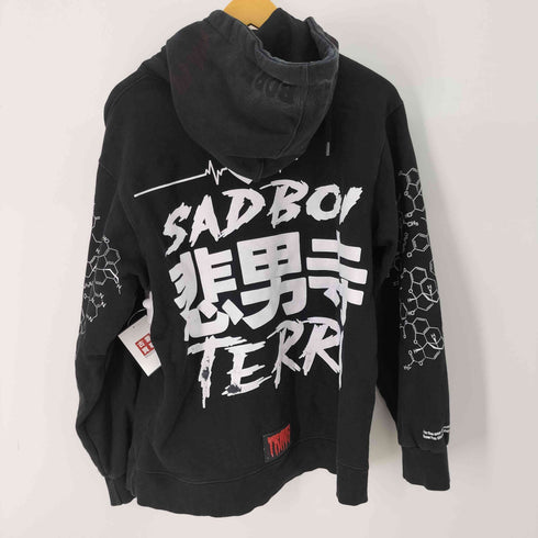 TRAVS 両面プリント プルオーバーパーカー メンズ JPN:L