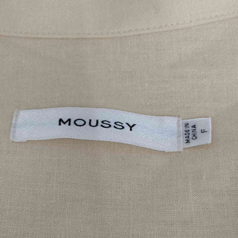 アズールバイマウジー AZUL by moussy リネンオーバーシャツ レディース FREE