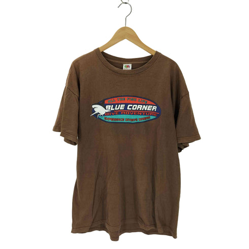 フルーツオブザルーム FRUIT OF THE LOOM HEAVY COTTON プリント クルーネック半袖Tシャツ メンズ JPN:XL