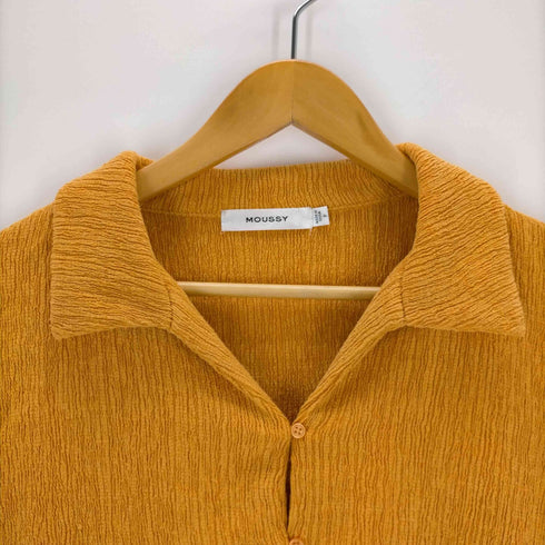 マウジー moussy STRETCH CRAPE シャツ レディース FREE