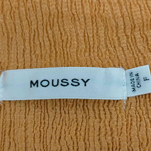 マウジー moussy STRETCH CRAPE シャツ レディース FREE