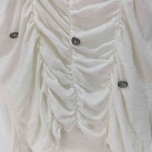 STRIKE A POSE Shrired Button Long Sleeve Top シャーリング ボタンデザイントップス レディース