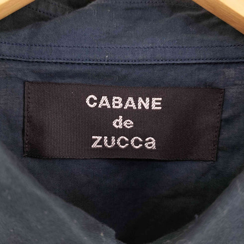カバンドズッカ CABANE de ZUCCa スター刺繍 S/S レギュラーカラーシャツ メンズ JPN:M