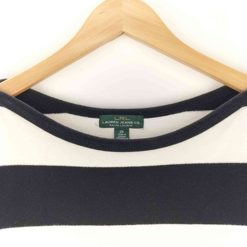 ローレンラルフローレン LAUREN RALPH LAUREN ボーダー柄カットソー レディース JPN:XXL