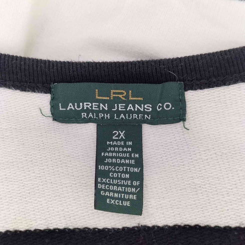 ローレンラルフローレン LAUREN RALPH LAUREN ボーダー柄カットソー レディース JPN:XXL