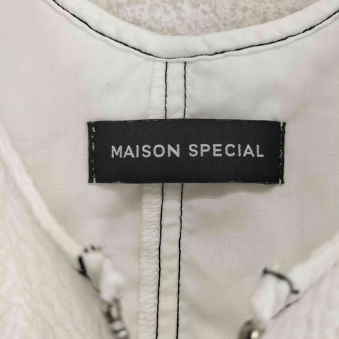メゾンスペシャル MAISON SPECIAL 2WAYパフスリーブトップス レディース FREE