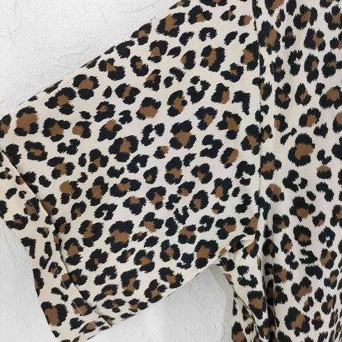 THE SHARKEY'S GALLERY レオパード S/S シャツ メンズ import:M