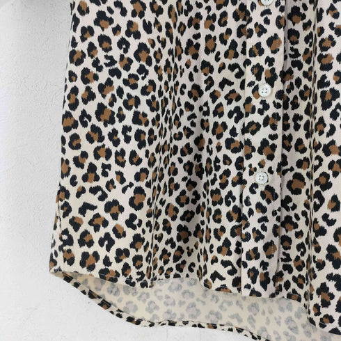 THE SHARKEY'S GALLERY レオパード S/S シャツ メンズ import:M