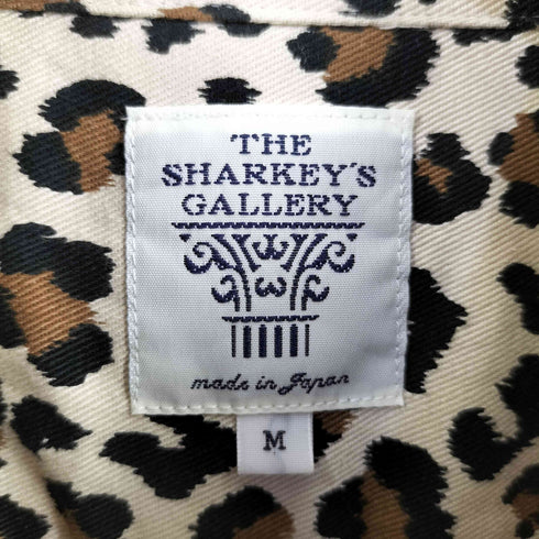 THE SHARKEY'S GALLERY レオパード S/S シャツ メンズ import:M