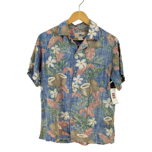 レインスプーナー Reyn Spooner ハワイ製 復刻 金タグ レーヨン100 アロハシャツ リバースプリント メンズ import:S
