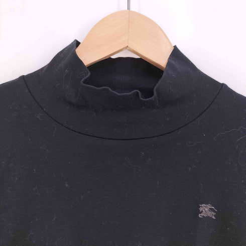 バーバリーブルーレーベル BURBERRY BLUE LABEL ロゴ刺繍 ハイネック ロングスリーブ Tシャツ レディース EUR:38