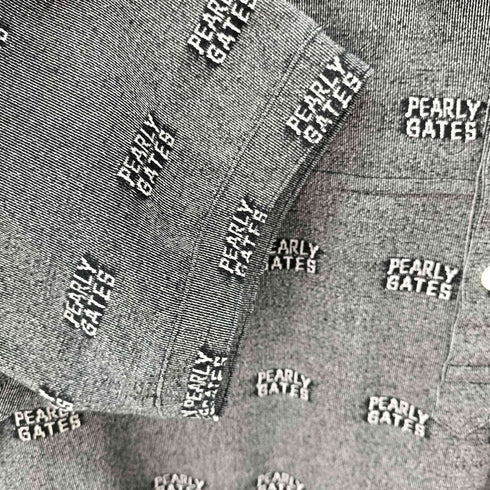 パーリーゲイツ PEARLY GATES S/S インレーロゴジャガードカットソー メンズ 6