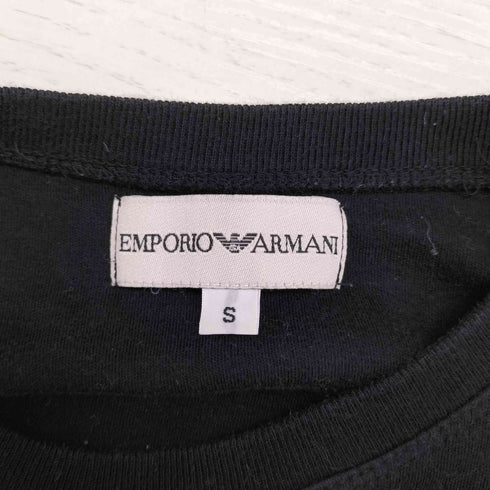 エンポリオアルマーニ EMPORIO ARMANI ロゴプリント クルーネック Tシャツ レディース import:S