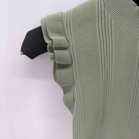 エイミーイストワール eimy istoire 24SS フリルリブニットワンピース レディース FREE