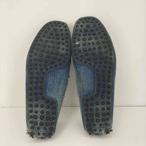 トッズ TOD’S PANTOFOLA NEW GOMMINI ダメージ加工ドライビングシューズ メンズ 8