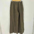 ザラ ZARA 100% LINEN PALAZZO PANTS レディース M