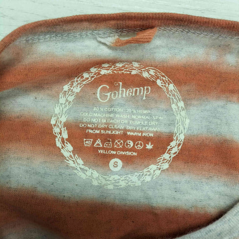 ゴーヘンプ GOHEMP スタープリント タイダイ Tシャツ レディース import:S