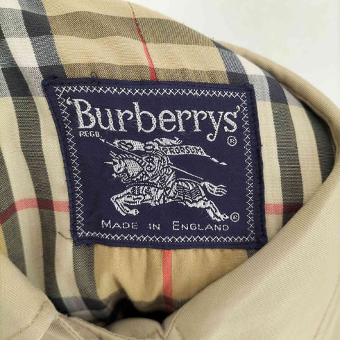 バーバリーズ BURBERRYS 裏地ノヴァチェックステンカラーコート MADE IN ENGLAND レディース