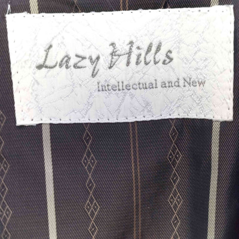 Lazy Hills コーデュロイ 切替 比翼 ウールツイード ジャケット メンズ