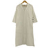POSTELEGANT Vネック ロングシャツワンピース レディース JPN:36