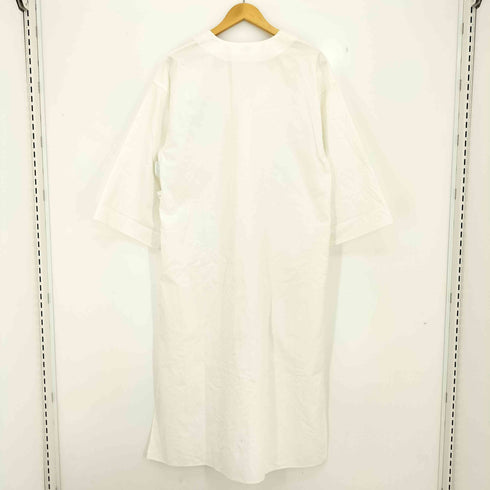 POSTELEGANT Vネック ロングシャツワンピース レディース JPN:36