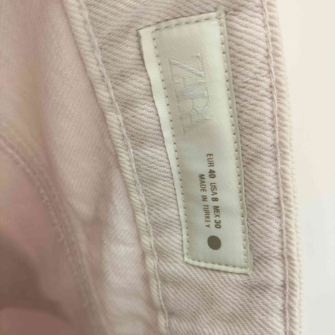 ザラ ZARA ワイドデニムパンツ レディース 40