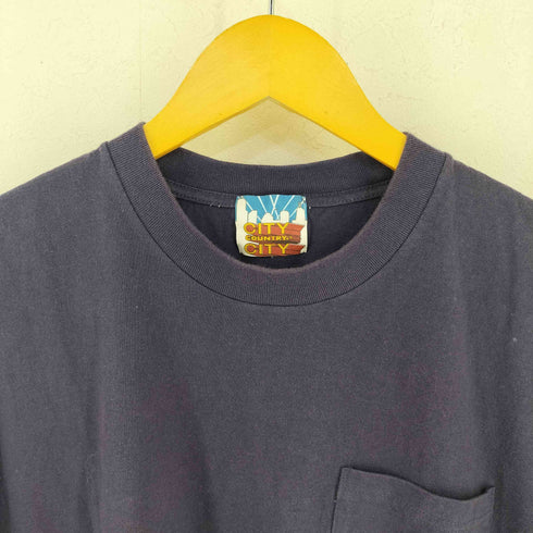 CITY COUNTRY CITY ワンポケットTEE メンズ