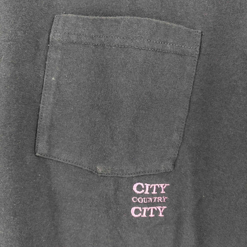 CITY COUNTRY CITY ワンポケットTEE メンズ
