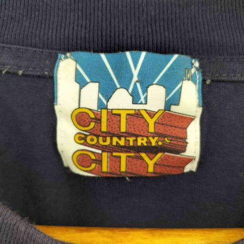 CITY COUNTRY CITY ワンポケットTEE メンズ