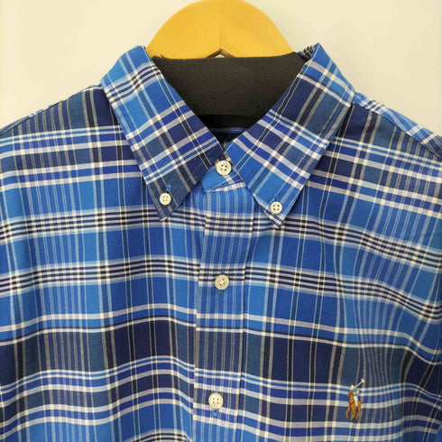 ラルフローレン RALPH LAUREN SLIM FIT STRETCH OXFORD ポニー刺繍 ボタンダウンシャツ メンズ import:L