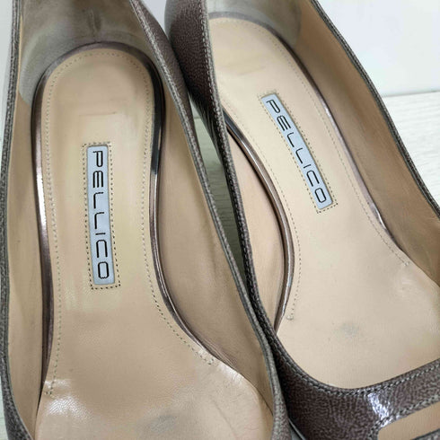 ペリーコ PELLICO ANDREA エナメルヒールパンプス レディース 37 1/2