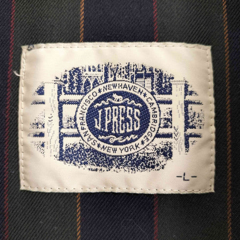 ジェイプレス J.PRESS 襟コーデュロイ コットン ハーフコート メンズ JPN:L