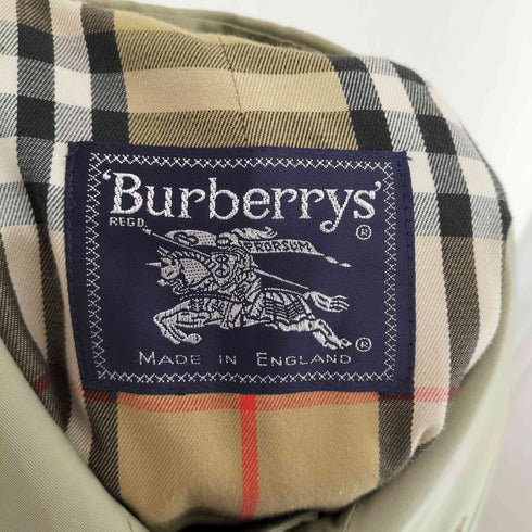 バーバリーズ BURBERRYS MADE IN ENGLAND 裏地ノヴァチェックステンカラーコート メンズ