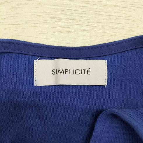 シンプリシテェ SIMPLICITE コクーンスリーブカットワンピース レディース