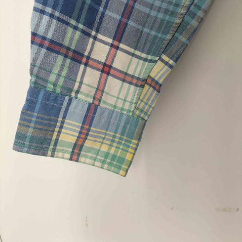 ラルフローレン RALPH LAUREN ポニー刺繍 ボタンダウンチェックシャツ メンズ import:M