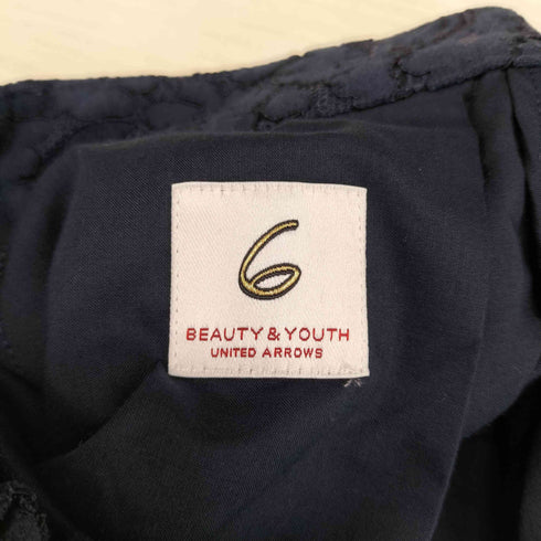 ロクビューティーアンドユースユナイテッドアローズ 6 BEAUTY & YOUTH UNITED ARROWS フラワーレース イージーパンツ レディース 34