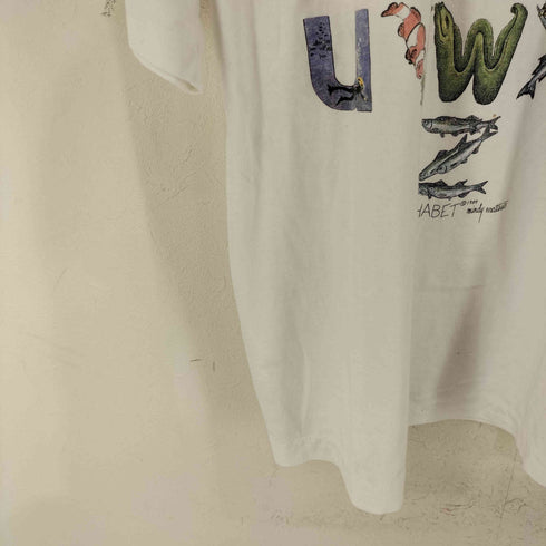 90S Montana アルファベットプリントTEE FISHABET メンズ import:XL