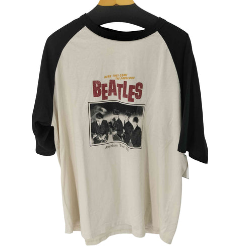 ence exchange 【別注】THE BEATLES ザ ビートルズ ツアーラグランTシャツ メンズ import:XL