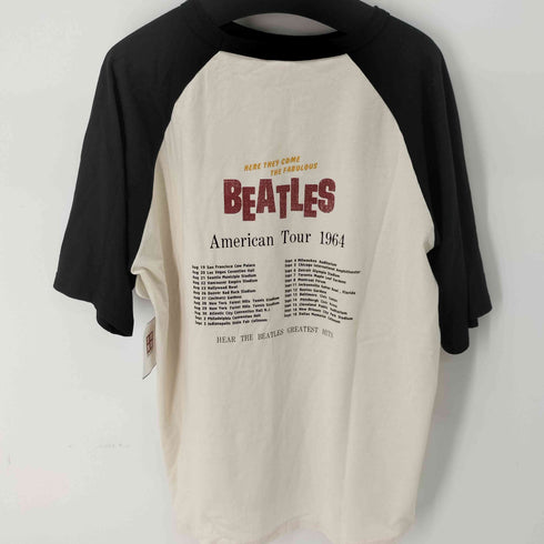ence exchange 【別注】THE BEATLES ザ ビートルズ ツアーラグランTシャツ メンズ import:XL