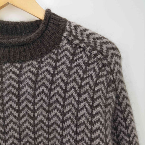 バトナー BATONER MOHAIR SKIER SWEATER モヘア スキーヤーセーター ニット ロールネック メンズ JPN:1